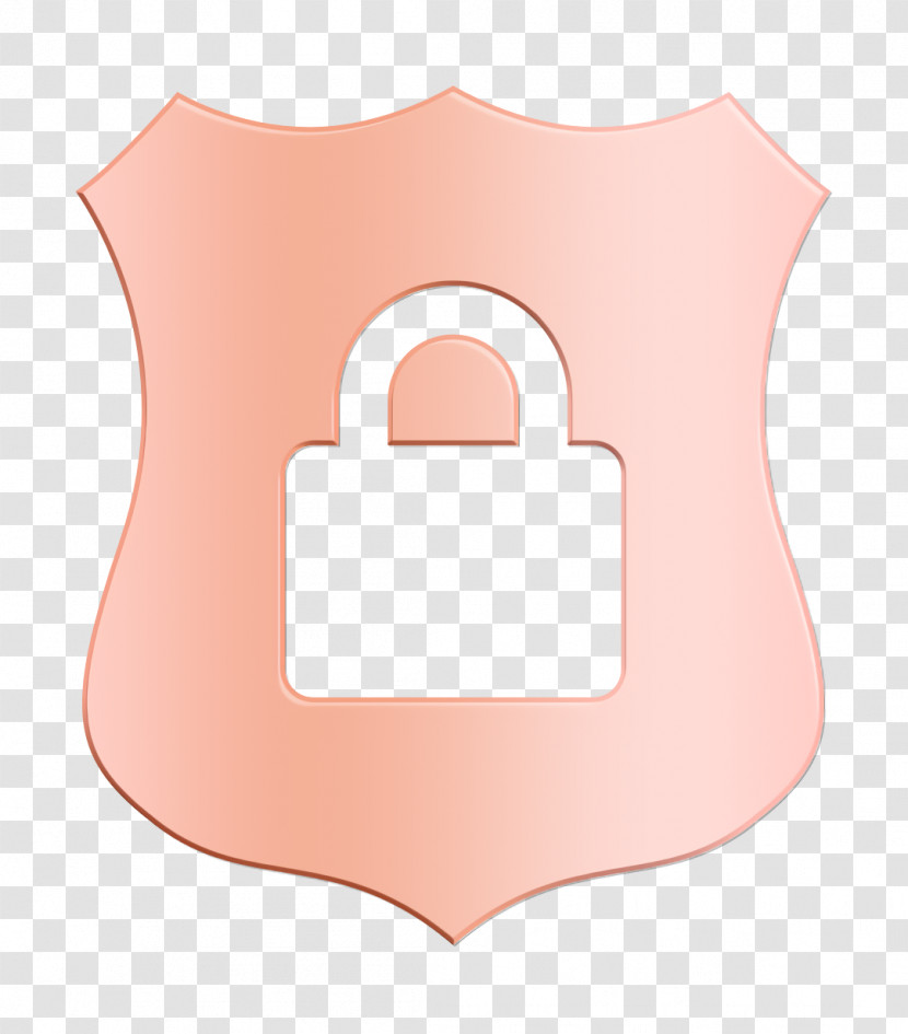 Facebook Pack Icon Shield With Padlock Icon Security Icon Transparent PNG