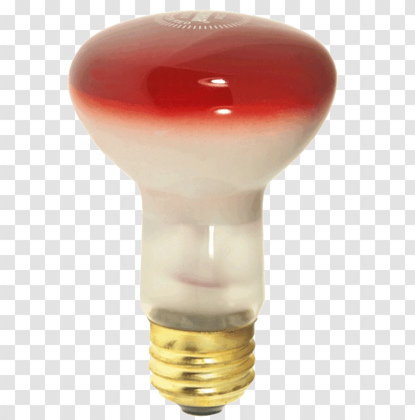 Incandescent Light Bulb R20 Red Incandescence Product Design Transparent PNG