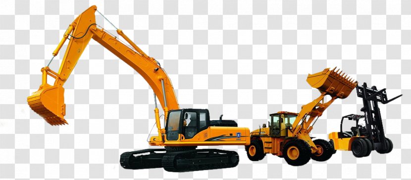 Heavy Machinery Excavator Hydraulics Lonking Construction - Industry - Bfi Garbage Truck Transparent PNG