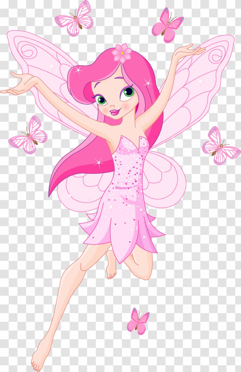 Tooth Fairy Cartoon Clip Art - Pink Transparent PNG