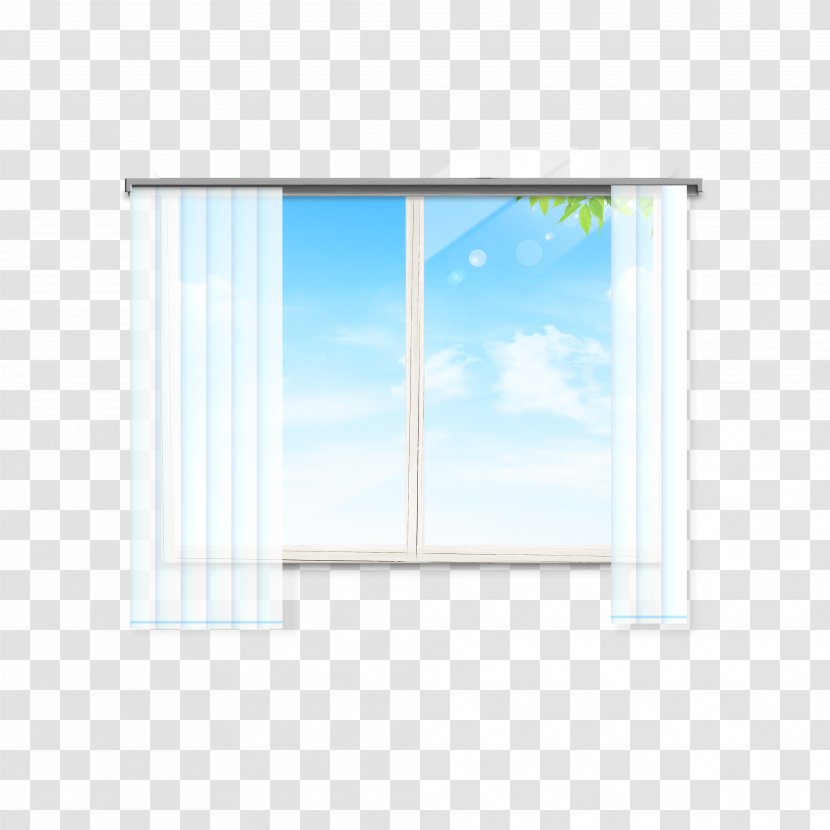 Window Daylighting Curtain - Curtains Image Transparent PNG