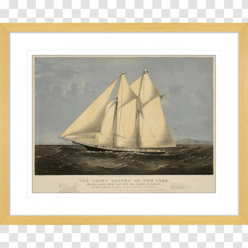 Sail Europe Schooner Stock Photography - Artwork - Watercolor Sailing Boat Transparent PNG