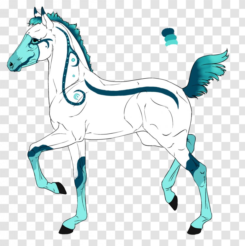 Mane Mustang Stallion Colt Halter - Fictional Character Transparent PNG