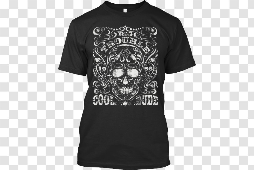 Printed T-shirt Hoodie Clothing - Sleeve - Skull T Shirt Printing Transparent PNG