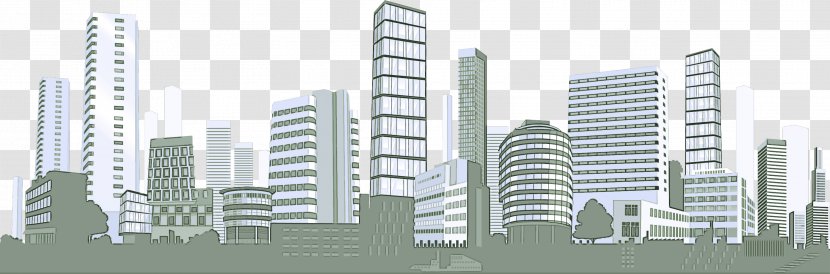 Metropolitan Area City Skyscraper Metropolis Tower Block - Atmospheric Phenomenon - Daytime Transparent PNG