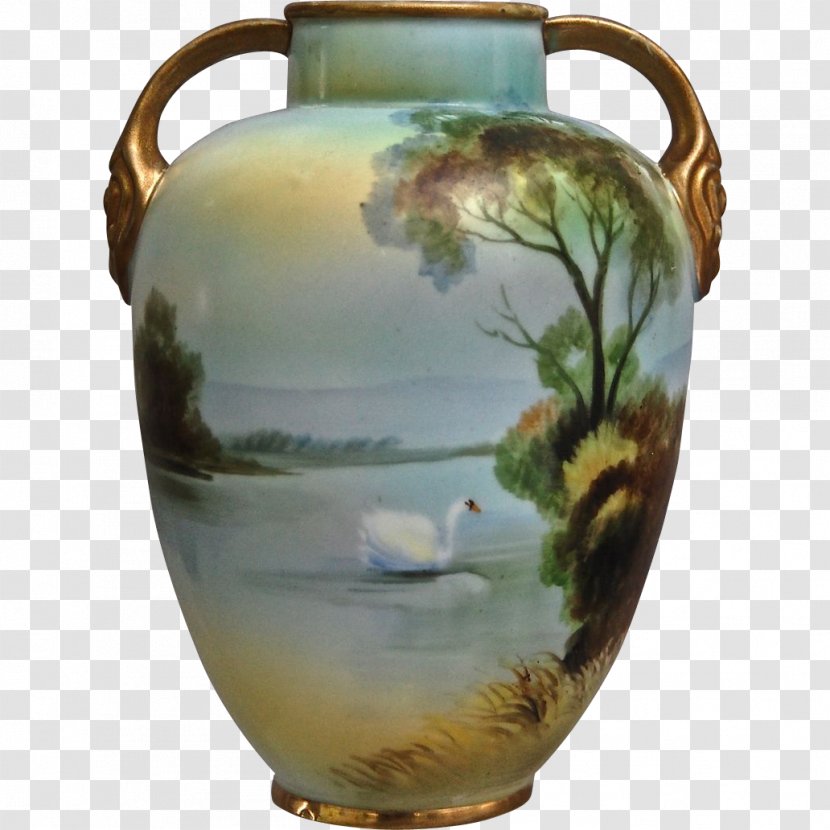 Vase Porcelain Japan Painting Jug Transparent PNG
