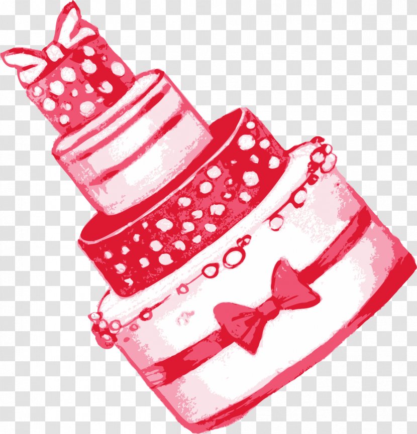 Watercolor Painting Euclidean Vector - Hand Painted Cake Transparent PNG