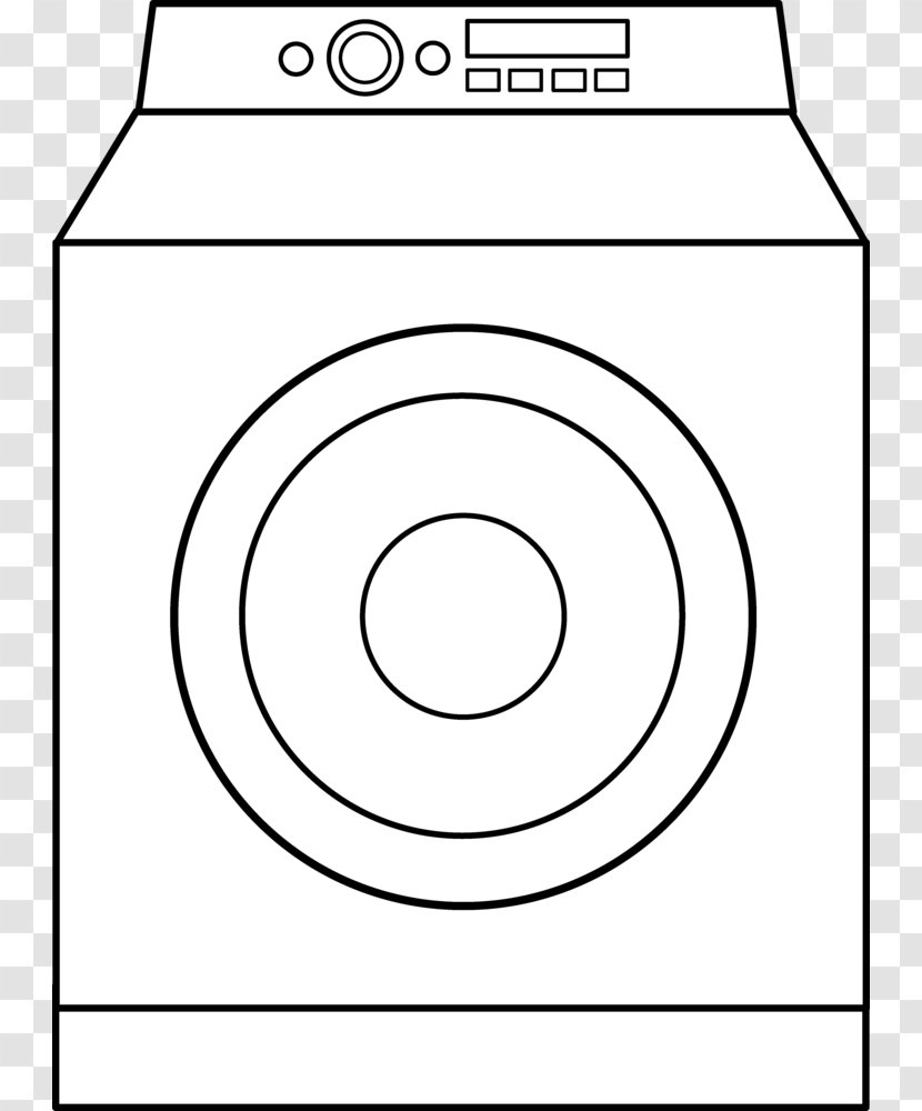 Washing Machines Drawing Laundry Symbol Clip Art - Point - Machine Picture Transparent PNG