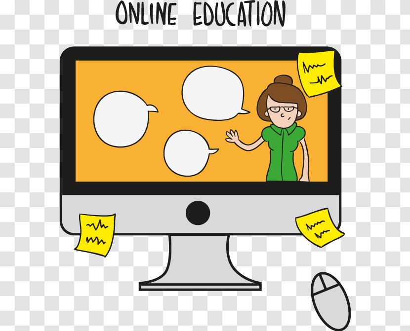 Educational Technology Learning - Distance Education - Vector Online Transparent PNG