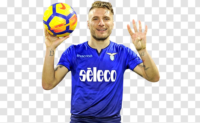 Ciro Immobile FIFA 18 S.S. Lazio Soccer Player Italy National Football Team - Sleeve Transparent PNG