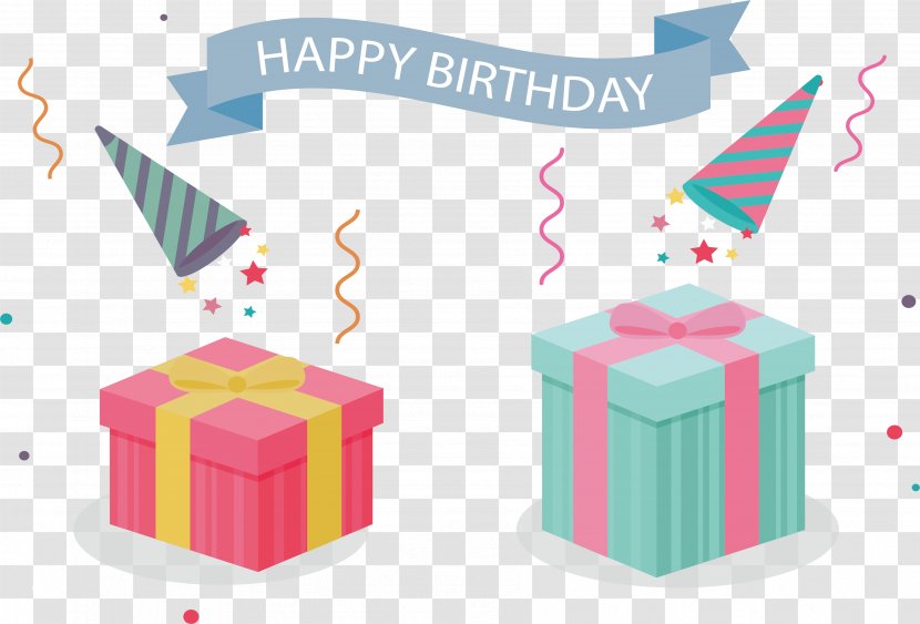 Gift Birthday - Box - Two Lovely Boxes Transparent PNG