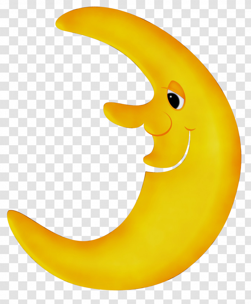 Yellow Banana Symbol Transparent PNG