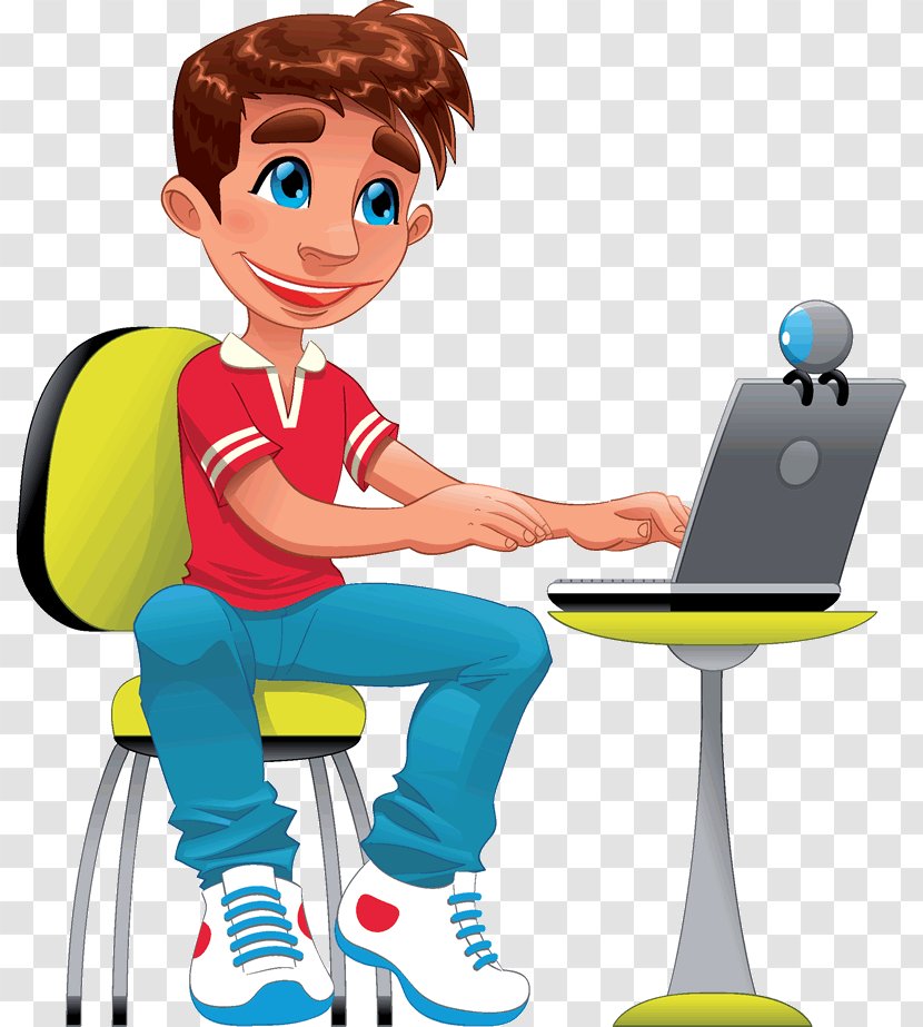 Laptop Computer Monitors Personal Clip Art - Conversation - Students Transparent PNG