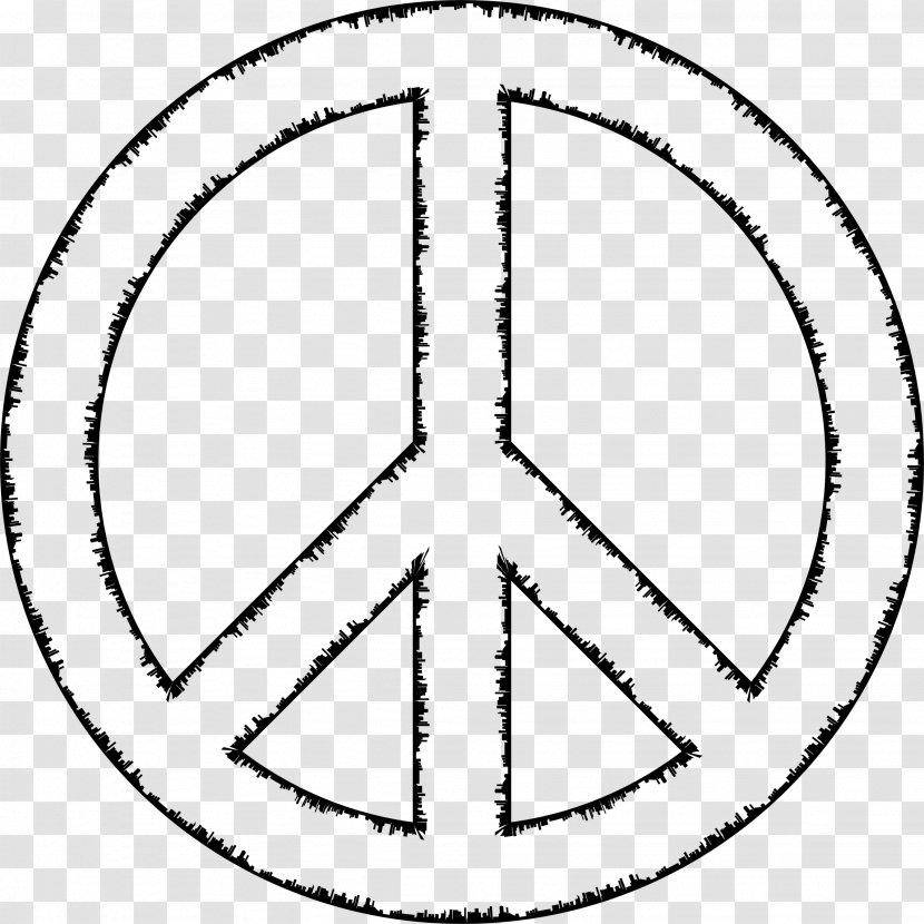 Peace Symbols Silhouette Clip Art - Sign Transparent PNG