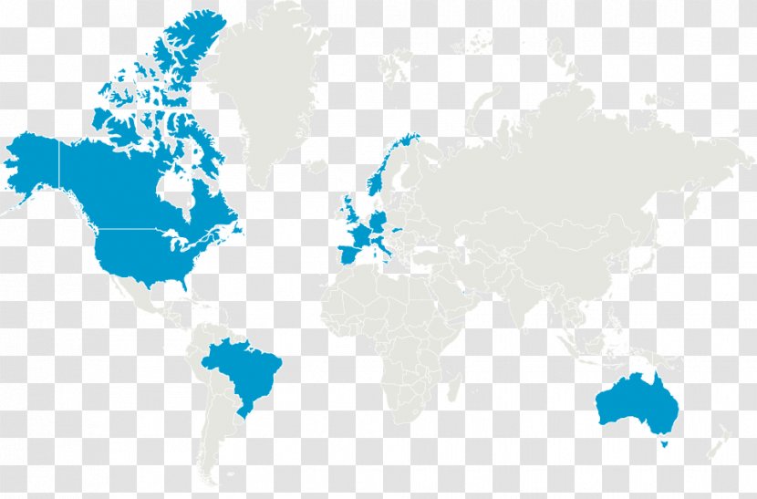 World Map Report Globe - Blank - Greenhouse Gas Emissions Transparent PNG