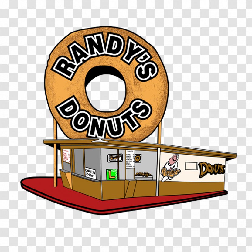 Randy's Donuts Gardena Los Angeles Clip Art - Restaurant Transparent PNG
