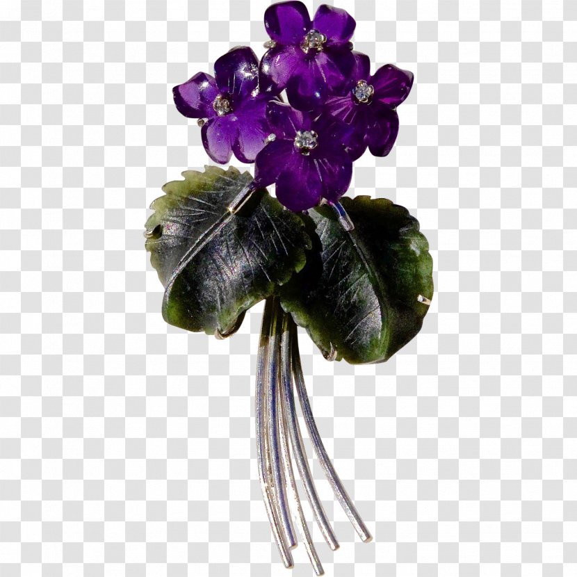 Cut Flowers Suffragette Purple Violet - Flower Transparent PNG