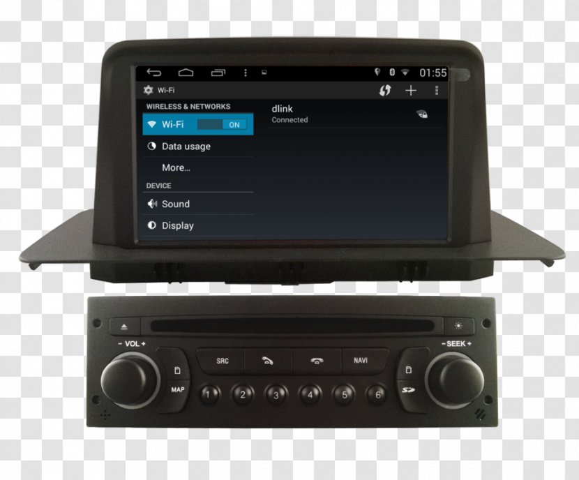 Citroën C3 GPS Navigation Systems DVD Player Multimedia - Computer Monitors - Autoshowroom Transparent PNG