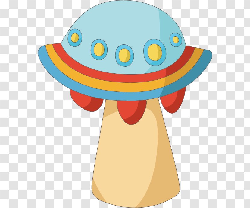 Cartoon Unidentified Flying Object Illustration - Sombrero - Space Probe Transparent PNG