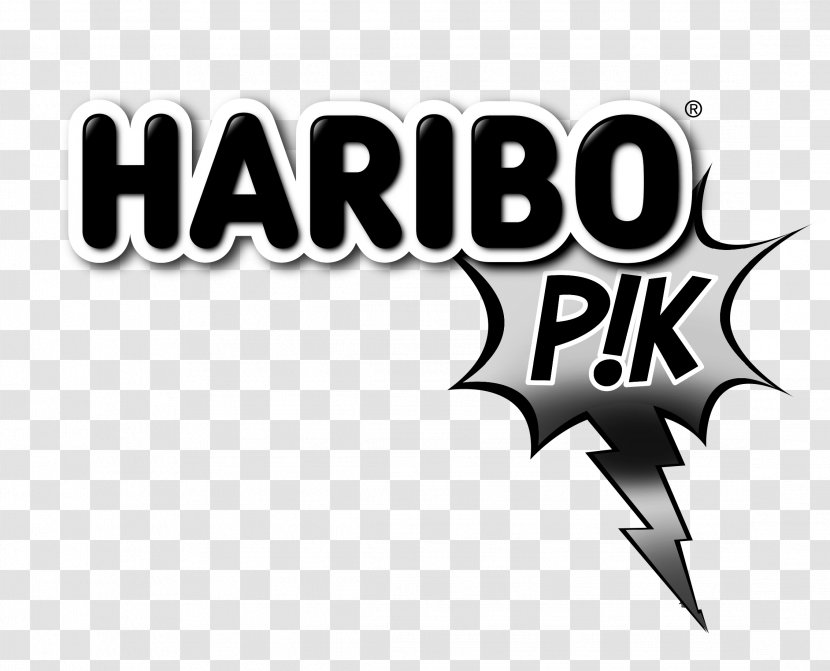 Logo Brand Font Black And White Haribo - Cartoon Transparent PNG
