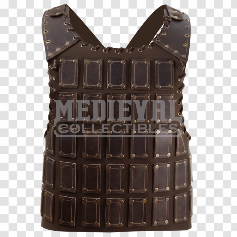 Plate Armour Breastplate Cuirass Body Armor - Brown Transparent PNG