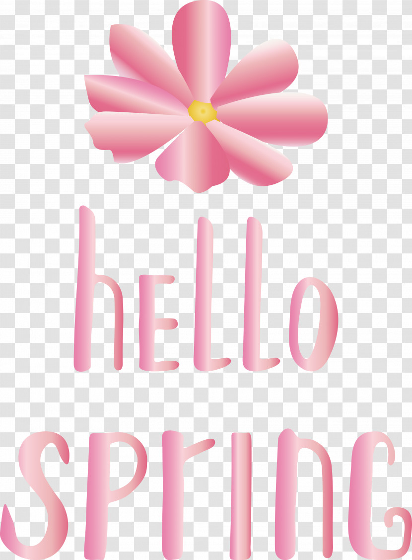 Logo Font Flower Petal Pink M Transparent PNG