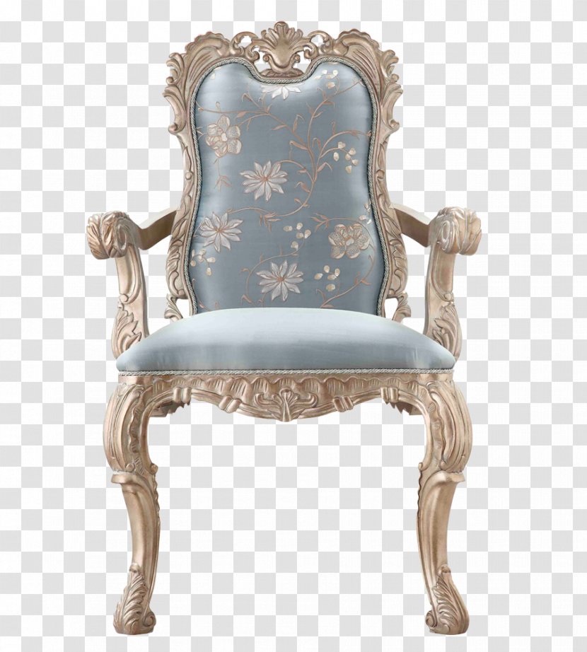 Chair Table Furniture Interior Design Services - Cabinetry - European And American Retro Pattern Blue Chairs Transparent PNG