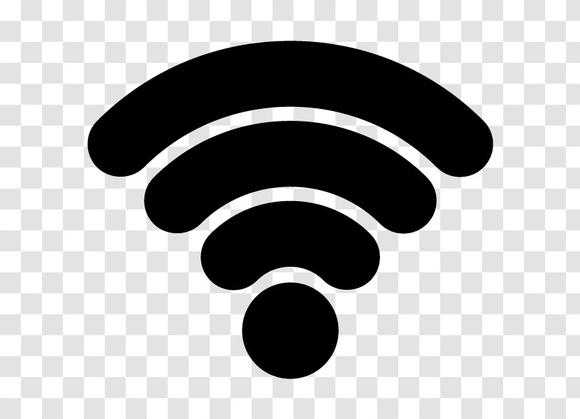 Wi-Fi Wireless - Symbol - Monochrome Transparent PNG