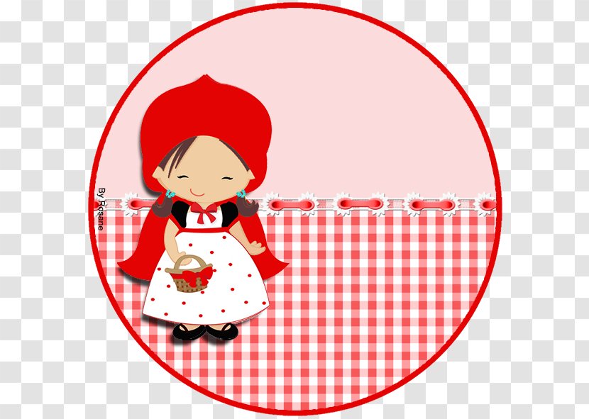 Little Red Riding Hood Label Paper Party Adhesive - Tree Transparent PNG
