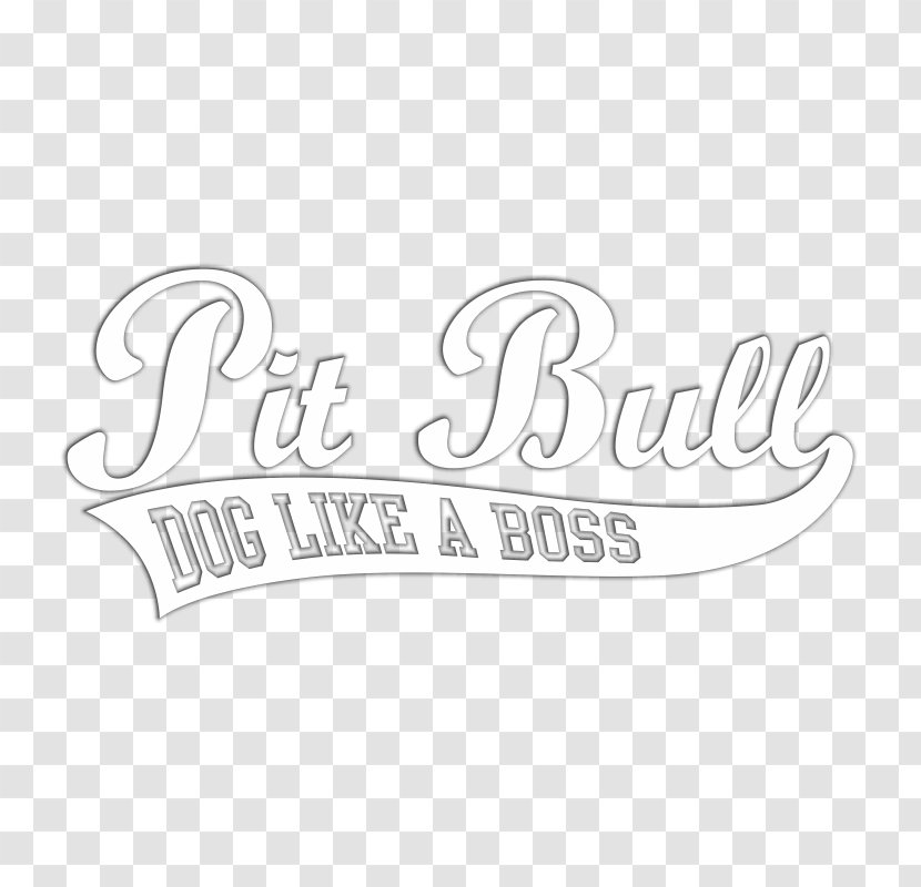 Logo Font Brand Line - Calligraphy - American Pit Bull Terrier Transparent PNG