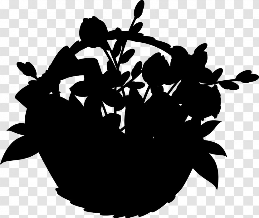 Clip Art Flower Silhouette Desktop Wallpaper Computer - Monochrome Photography Transparent PNG