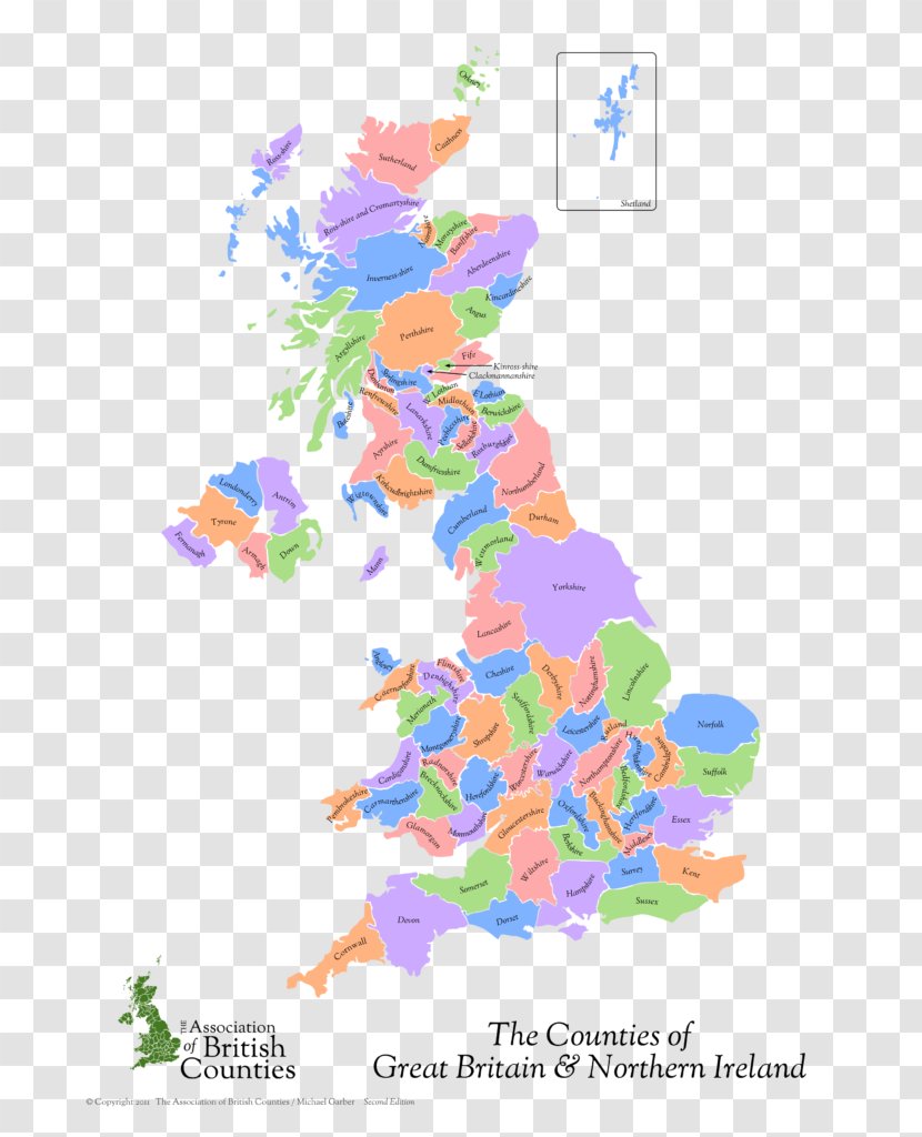 Counties Of The United Kingdom England Shire Map Association British Transparent PNG