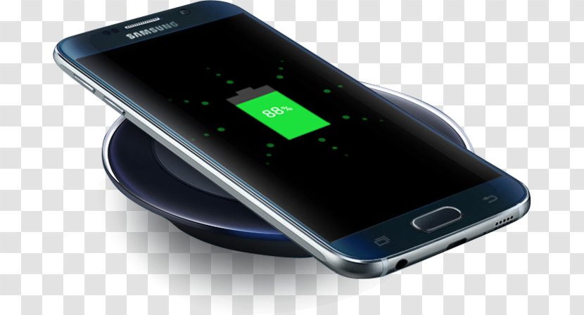 Samsung Galaxy S6 Edge Note 5 S8 Battery Charger - Qi - Android Transparent PNG