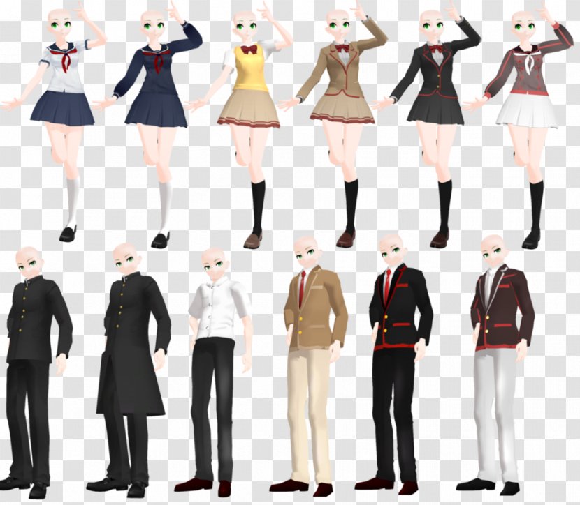 Yandere Simulator School Uniform Clothing - Flower - Dress Transparent PNG