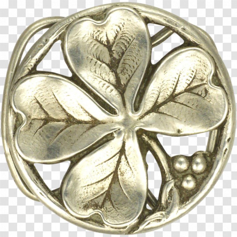 Body Jewellery Silver Metal Bronze - Clover Transparent PNG