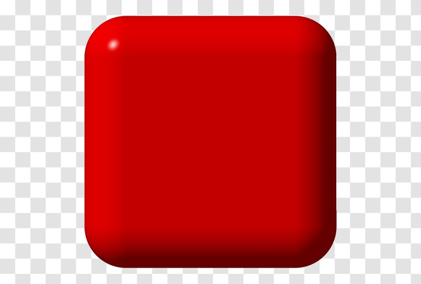 Red Button Square - Skin - Classic Transparent PNG