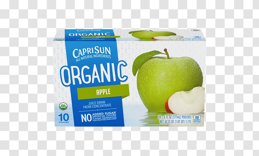 Apple Juice Punch Capri Sun Drink Transparent PNG