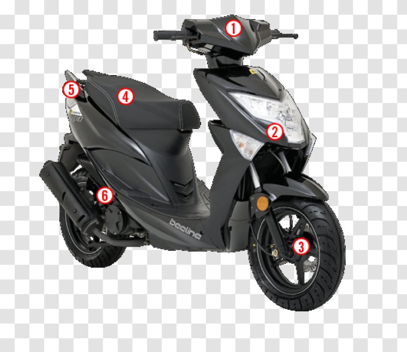 Scooter Motorcycle Moped Peugeot Car - Enduro Transparent PNG