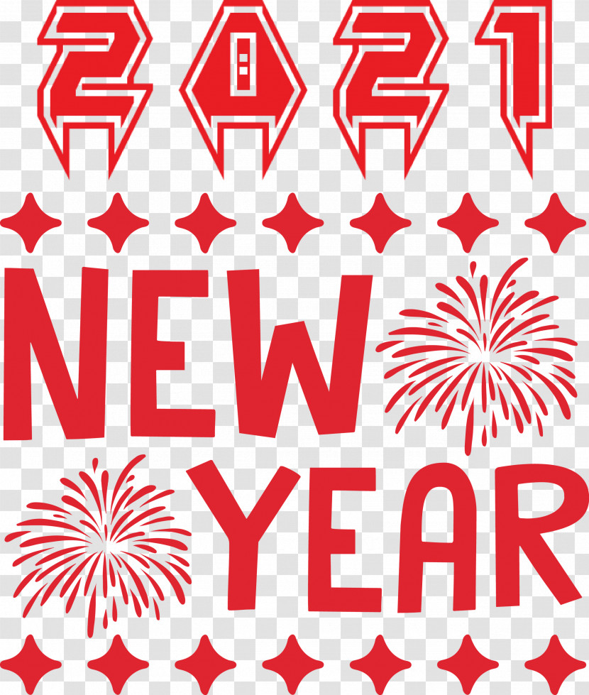 2021 New Year Happy New Year Transparent PNG