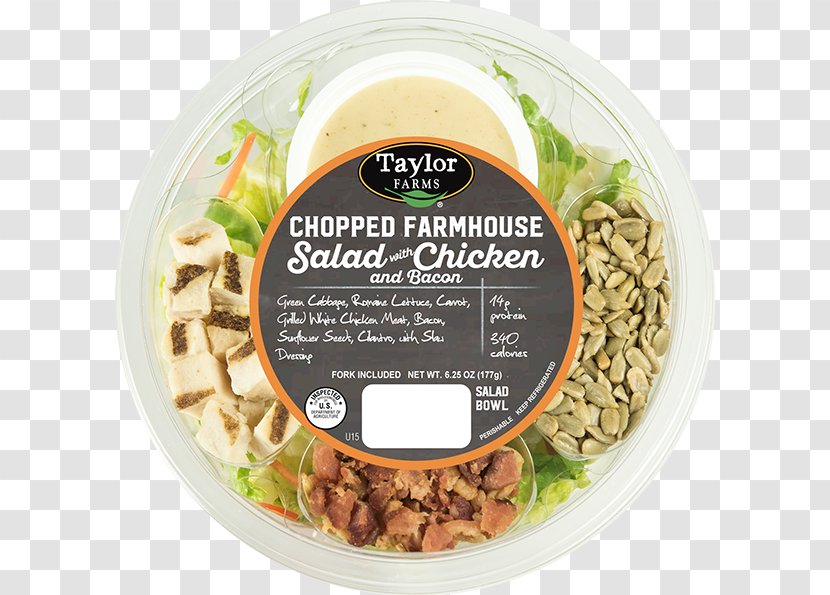 Vegetarian Cuisine Chef Salad Taylor Farms Garden - Food - Fork Transparent PNG