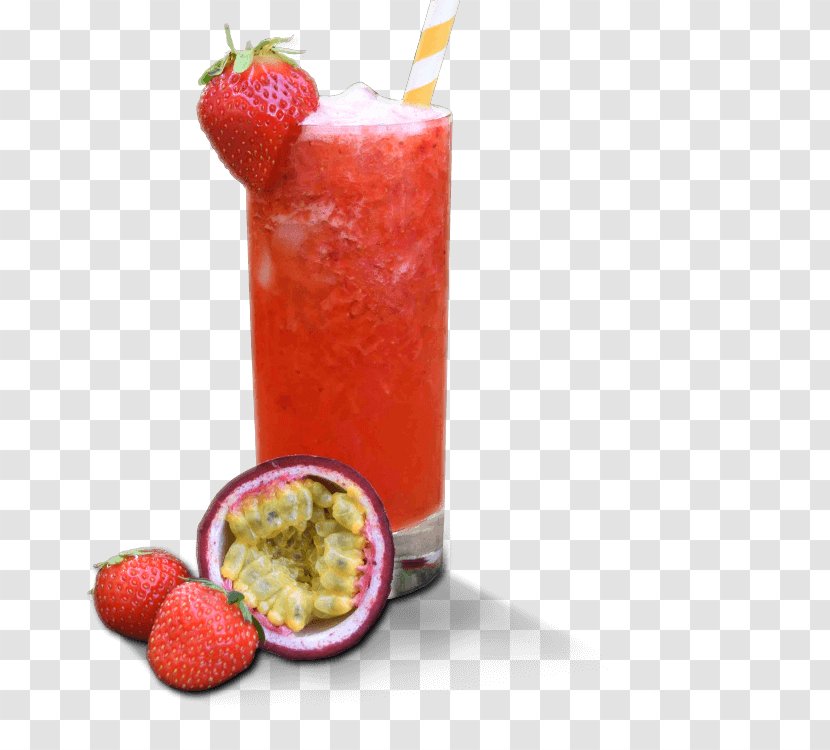 Cocktail Strawberry Juice Liqueur Health Shake - Garnish Transparent PNG