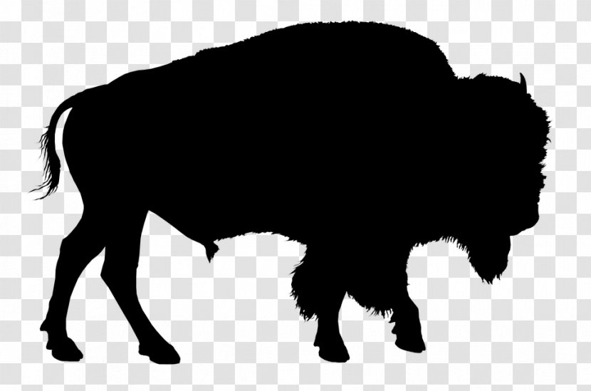 American Bison Muskox Silhouette - Snout Transparent PNG