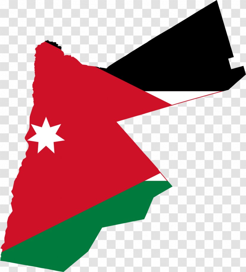 Flag Of Jordan Stock Photography Wikimedia Commons - Map - National Boundaries Transparent PNG