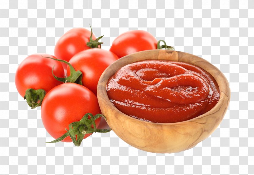 Tomato Paste Vegetarian Cuisine Ketchup Sauce - Fruit Transparent PNG