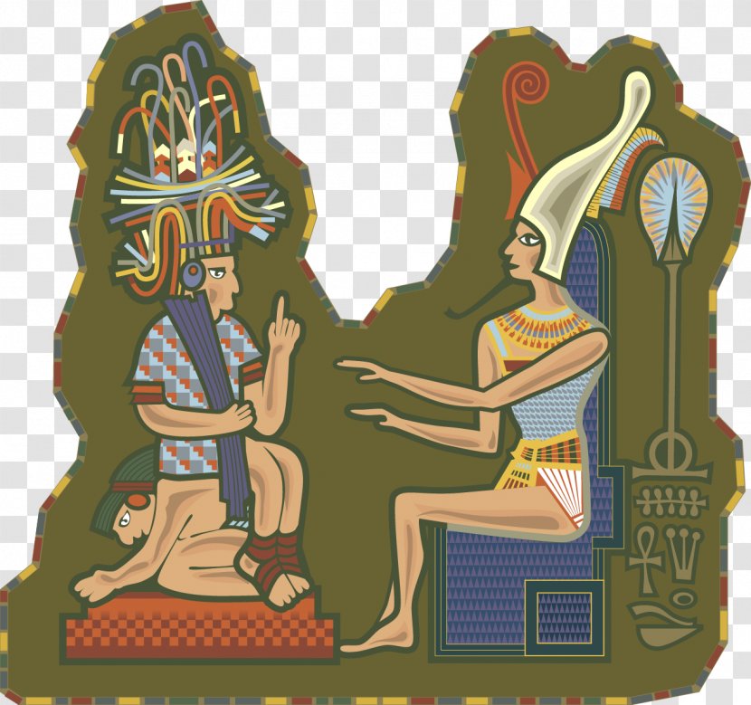 Euclidean Vector Ancient Egypt Symbol Illustration - Pharaoh - Medieval People Transparent PNG