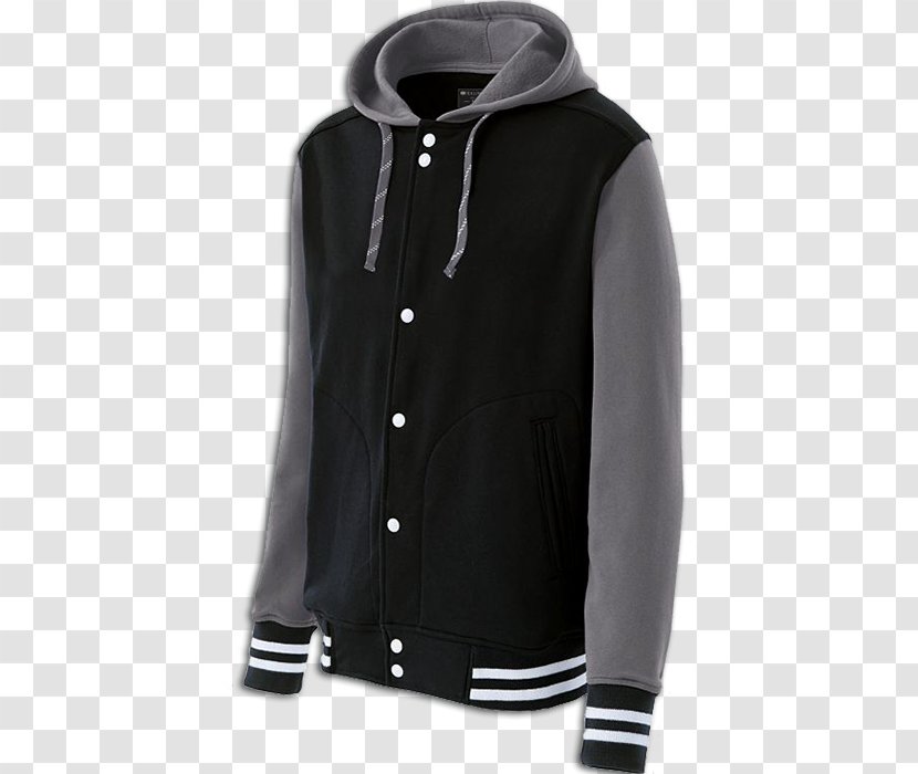 Hoodie Jacket Polar Fleece Letterman Sweater - With Hood Transparent PNG