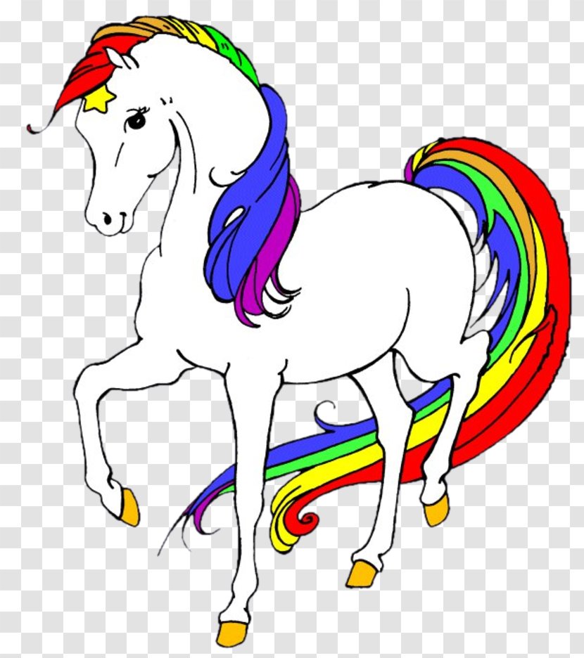 Horse Murky Dismal Rainbow Color Transparent PNG