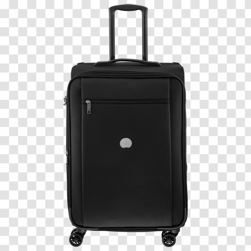 Delsey Suitcase Baggage Spinner Travel - Black Transparent PNG