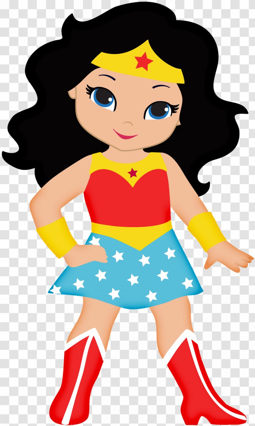 Diana Prince Superman Batman Superwoman Clip Art - Toddler - Women Achievement Cliparts Transparent PNG