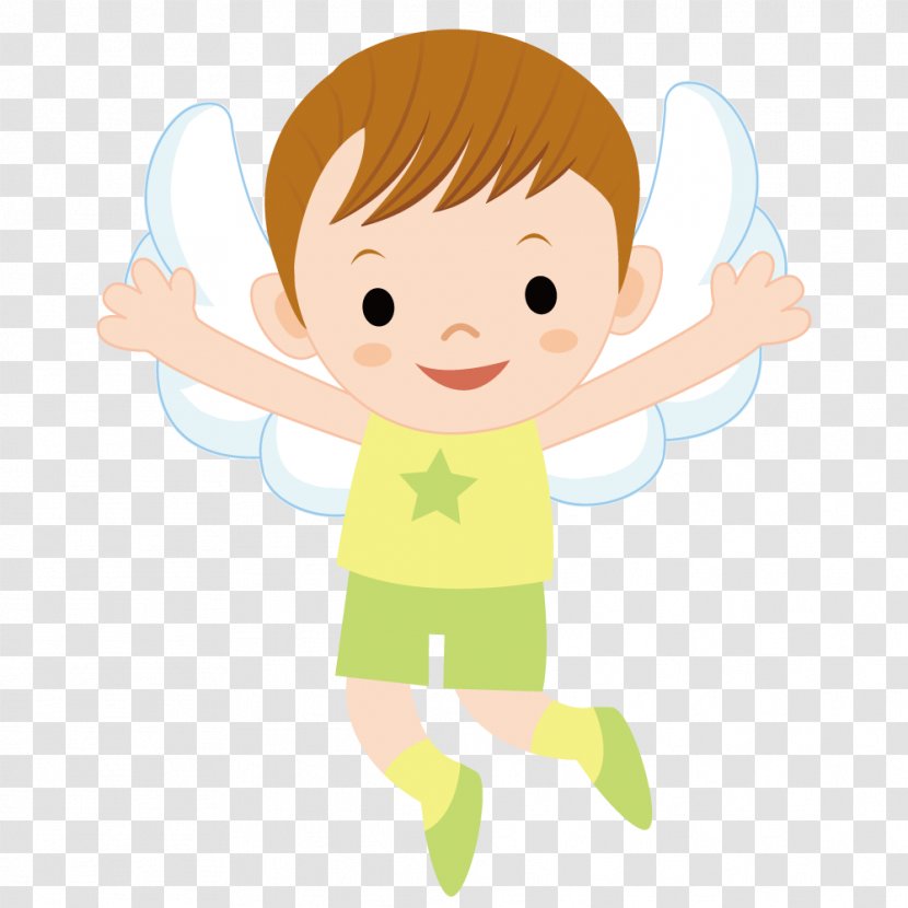 Boy Wing Illustration - Silhouette - There Are Angel Wings Transparent PNG